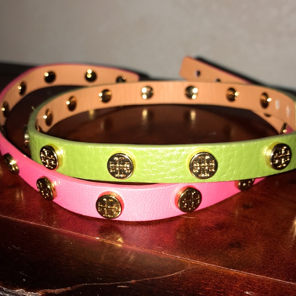 Tory Burch wrap bracelets GREEN COLOR